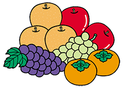秋の果物